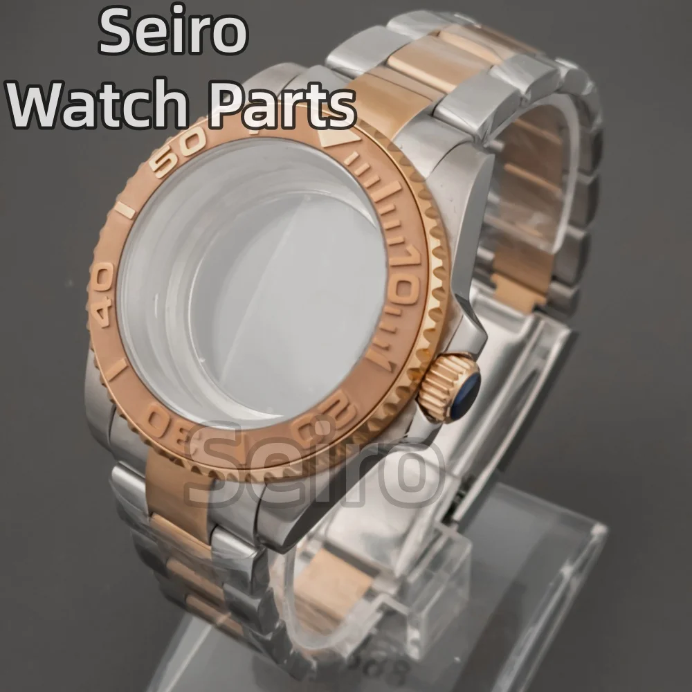 40mm rose gold watch case stainless steel sapphire glass fit NH34 NH35 NH36 movement oyster watchband 28.5mm dial SUB gmt yacht
40mm rose gold watch case stainless steel sapphire glass fit NH34 NH35 NH36 movement oyster watchband 28.5mm dial SUB gmt yacht