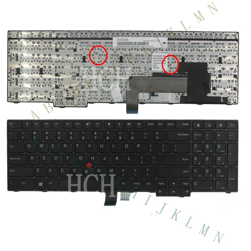 L... Original New For Lenovo IBM ThinkPad Edge E570 E575 US Black Keyboard 01AX160
L... Original New For Lenovo IBM ThinkPad Edge E570 E575 US Black Keyboard 01AX160