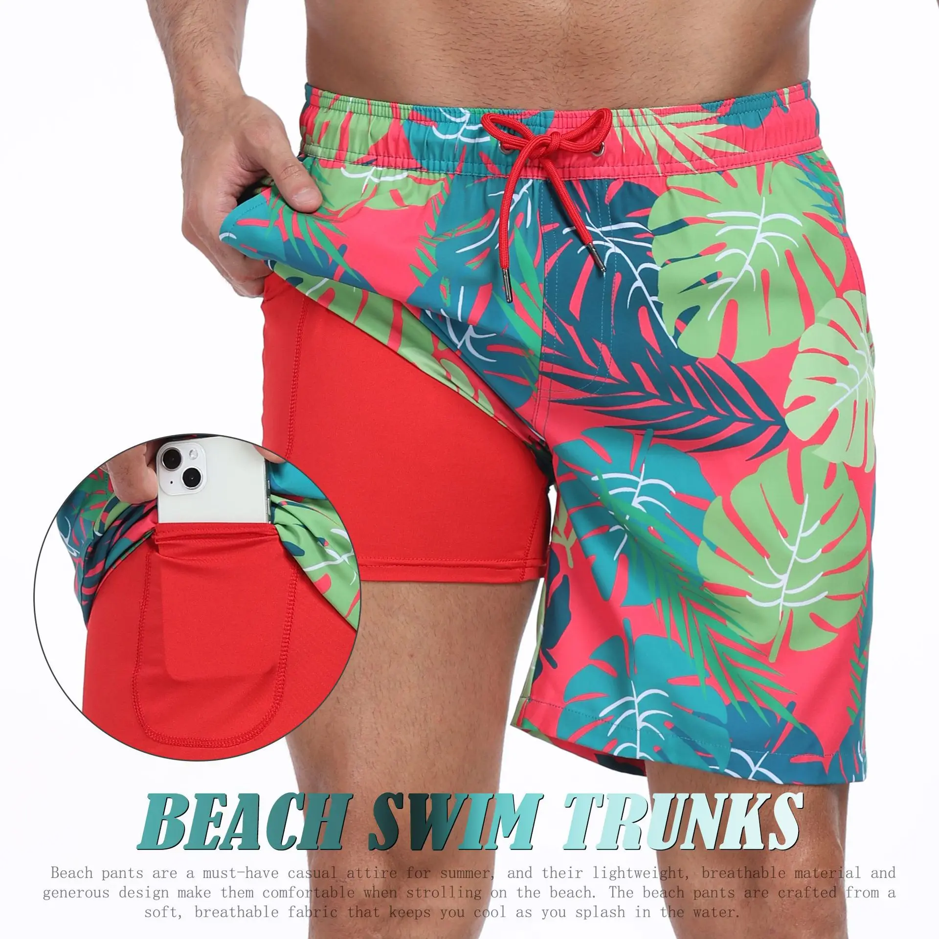 Men's Summer Quick-Drying 3D Beach Swimming Shorts Street Casual Fitness Running Double-Layer Sports Pants
Men's Summer Quick-Drying 3D Beach Swimming Shorts Street Casual Fitness Running Double-Layer Sports Pants