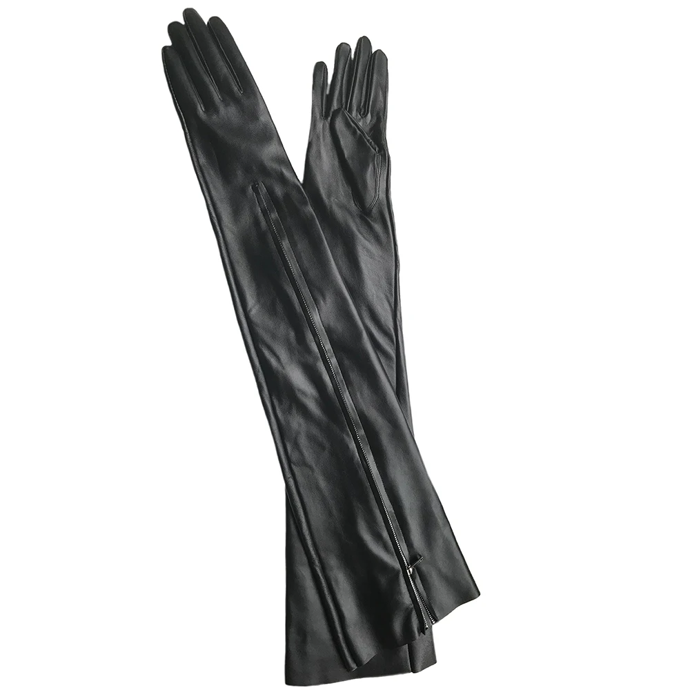 Men's Long Gloves Invisible Zipper Women's Real Leather Gloves Sheep Skin Evening Gloves Party Customized Widen Lengthen
Men's Long Gloves Invisible Zipper Women's Real Leather Gloves Sheep Skin Evening Gloves Party Customized Widen Lengthen