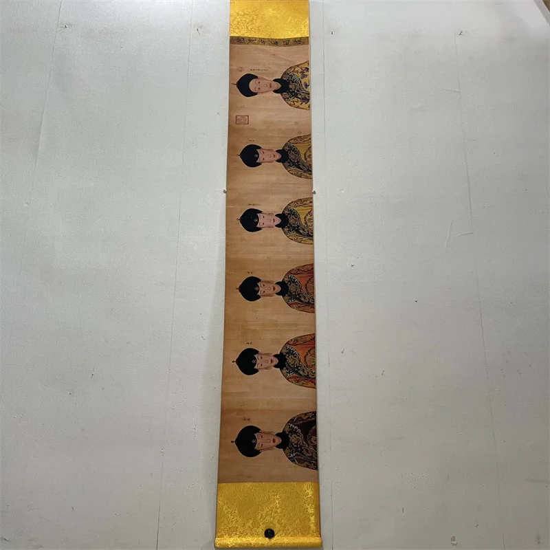 China Ancient Picture Paper,Character Painting,The portrait of Empress Dowager Qianlong by Lang Shining, Long Scrol Paintilng
China Ancient Picture Paper,Character Painting,The portrait of Empress Dowager Qianlong by Lang Shining, Long Scrol Paintilng
