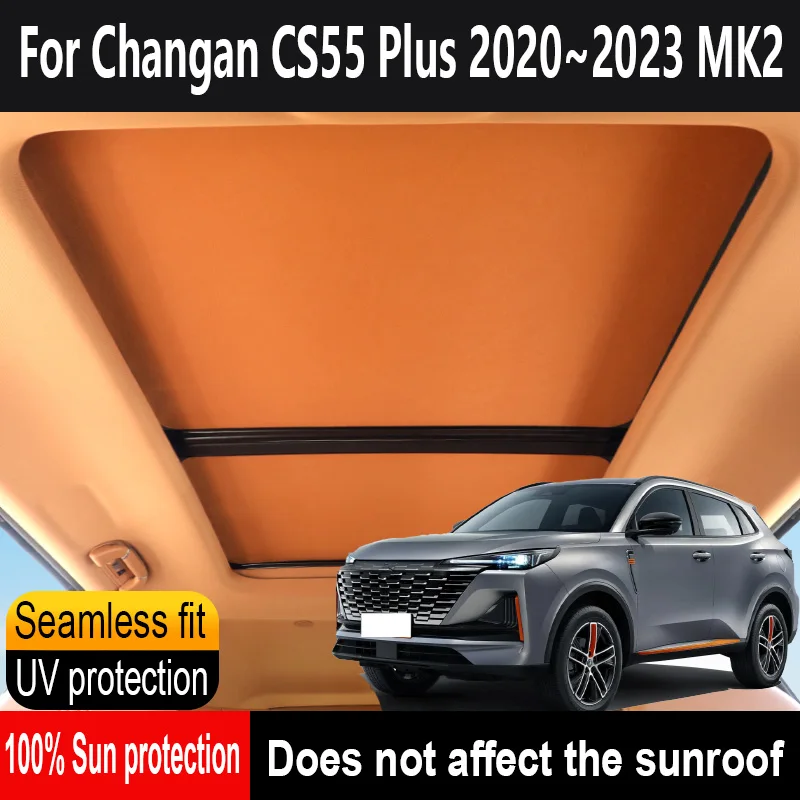 Car Sunroof Insulation Roof Visor For Changan CS55 Plus 2020~2023 2022 MK2 Anti-UV Electrostatic Adsorption Sky Curtain Sunshade
Car Sunroof Insulation Roof Visor For Changan CS55 Plus 2020~2023 2022 MK2 Anti-UV Electrostatic Adsorption Sky Curtain Sunshade