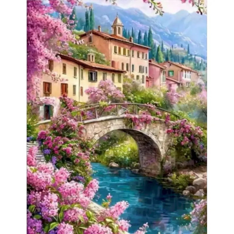 GATYZTORY Paint By Number Village Drawing On Canvas Gift DIY Pictures By Numbers River Mountain Scenery Kits Painting Number Art
GATYZTORY Paint By Number Village Drawing On Canvas Gift DIY Pictures By Numbers River Mountain Scenery Kits Painting Number Art