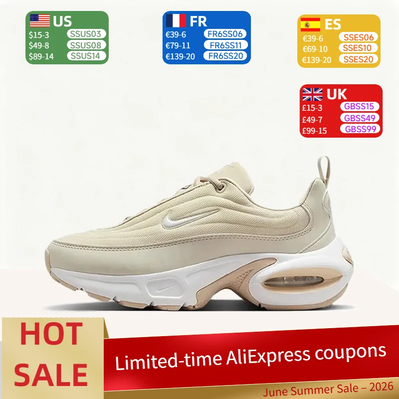 Nike Air Max Portal: Trendy, Versatile, Stylish, Breathable Low-Top Casual Sneakers for Women – Off-White HQ1789-100
Nike Air Max Portal: Trendy, Versatile, Stylish, Breathable Low-Top Casual Sneakers for Women – Off-White HQ1789-100