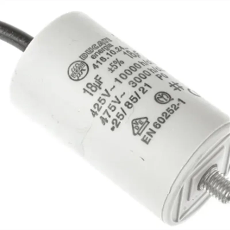 Imported AC starting capacitor 416.10.24 18UF 425V-475V, origin Romania
Imported AC starting capacitor 416.10.24 18UF 425V-475V, origin Romania