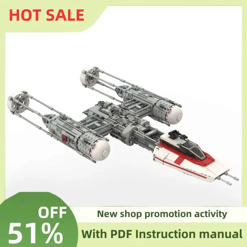 New 1802Pcs Famous Star Battle Movie Moc Y Wing Starfighter Model Diy Creative Ideas Child Toys Birthday Gifts Custom Puzzles
New 1802Pcs Famous Star Battle Movie Moc Y Wing Starfighter Model Diy Creative Ideas Child Toys Birthday Gifts Custom Puzzles