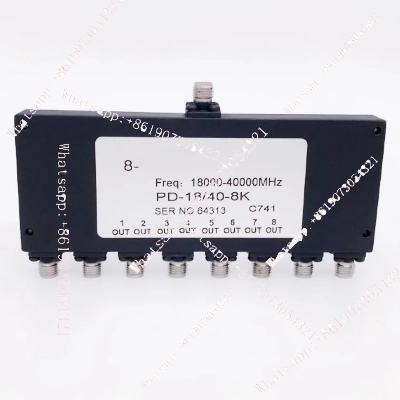 - 18/40-8 K 18-40GHz 20W 2.92mm (K) microwave power splitter/quality
- 18/40-8 K 18-40GHz 20W 2.92mm (K) microwave power splitter/quality