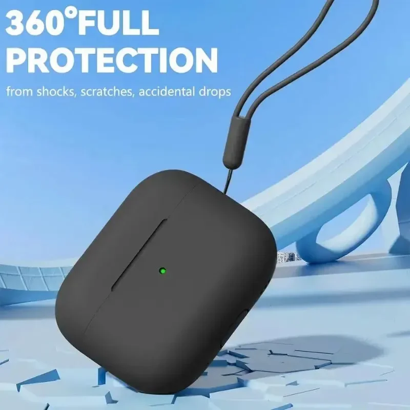 For Apple AirPods Pro 3, Soft Silicone Protective Case Cover With Cleaner Kit Portable Accessory For Men Women
For Apple AirPods Pro 3, Soft Silicone Protective Case Cover With Cleaner Kit Portable Accessory For Men Women