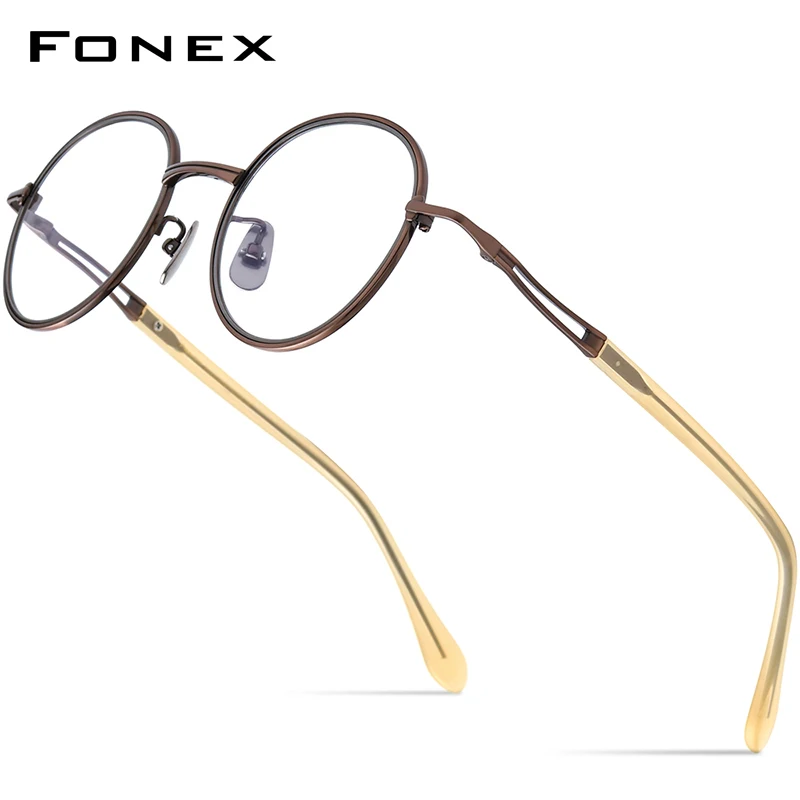 FONEX Acetate Titanium Glasses Men 2023 New Retro Round Eyeglasses Women Grace Eyewear Methone
FONEX Acetate Titanium Glasses Men 2023 New Retro Round Eyeglasses Women Grace Eyewear Methone