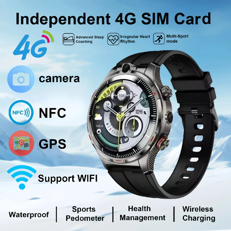 New Android Smartwatch LW12 8GB+128GB Storage 4G SIM Calling Dual Camera Video Chat Sports Mode WiFi+GPS Unisex for Students
New Android Smartwatch LW12 8GB+128GB Storage 4G SIM Calling Dual Camera Video Chat Sports Mode WiFi+GPS Unisex for Students