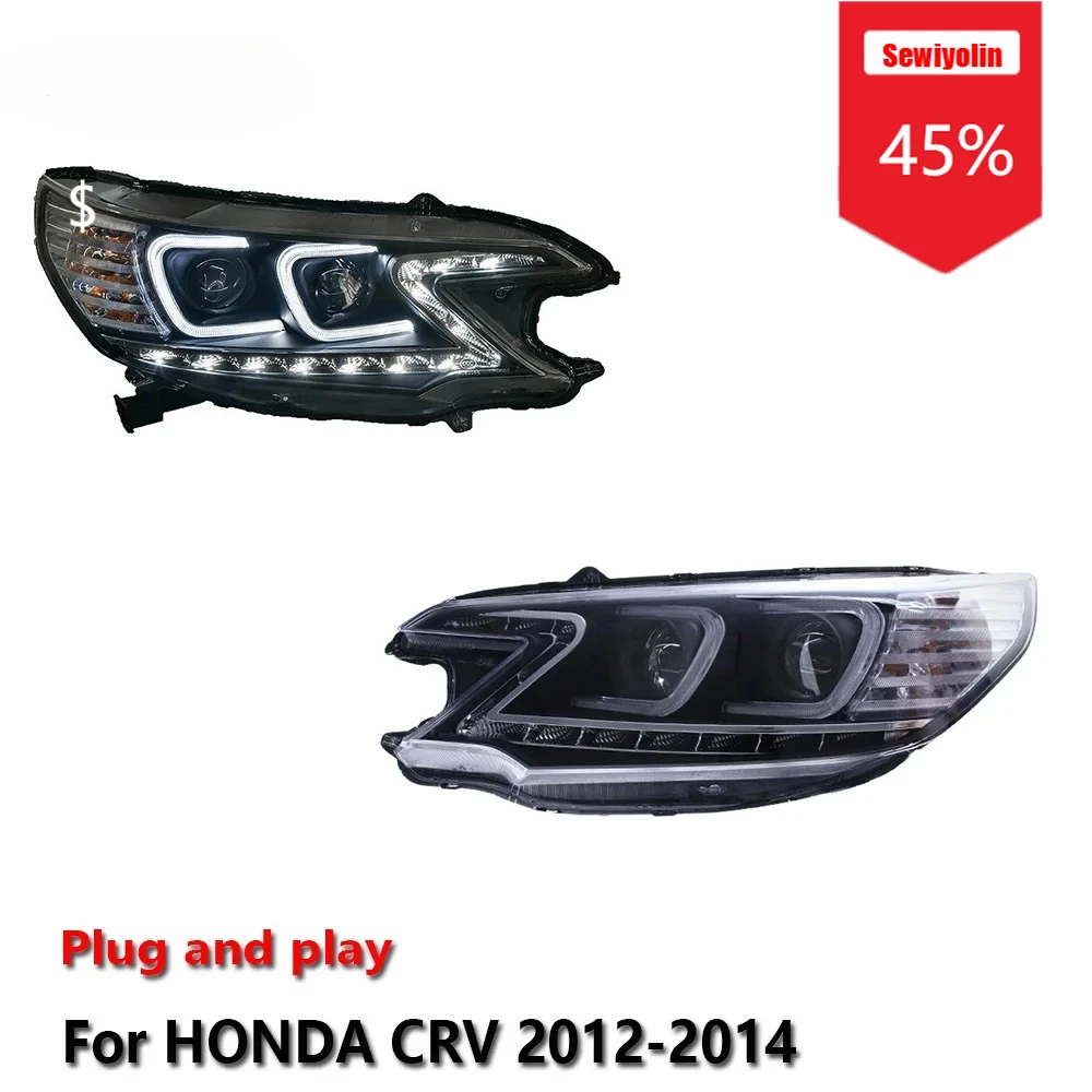 Sewiyolin Car LED Headlight Assemblies For HONDA CRV CRV 2012-2014 Fog DRL Brake Turn Signal Lamp Plug and Play
Sewiyolin Car LED Headlight Assemblies For HONDA CRV CRV 2012-2014 Fog DRL Brake Turn Signal Lamp Plug and Play