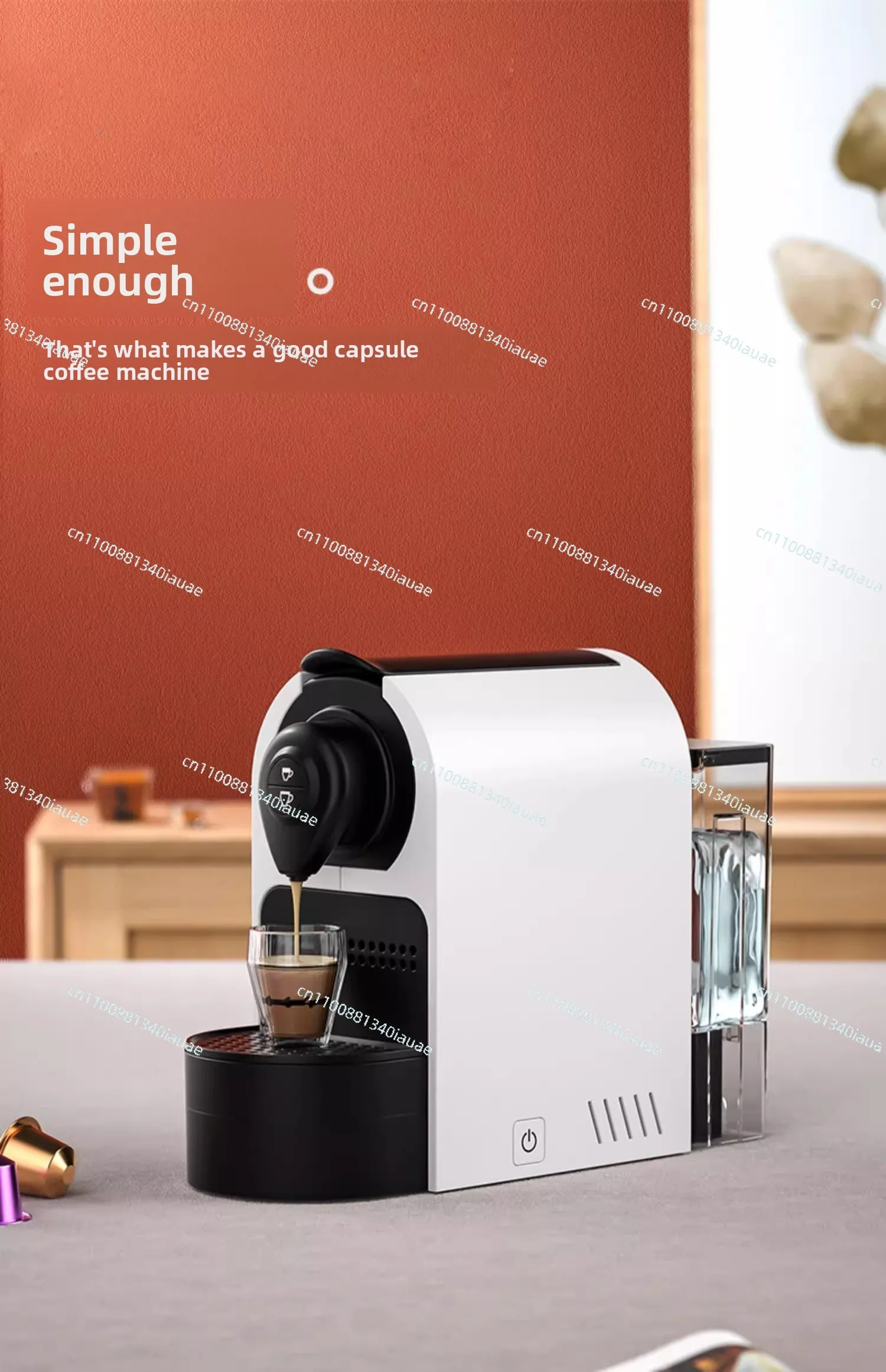 Espresso Automatic Home Mini Office Capsule Coffee Machine
Espresso Automatic Home Mini Office Capsule Coffee Machine