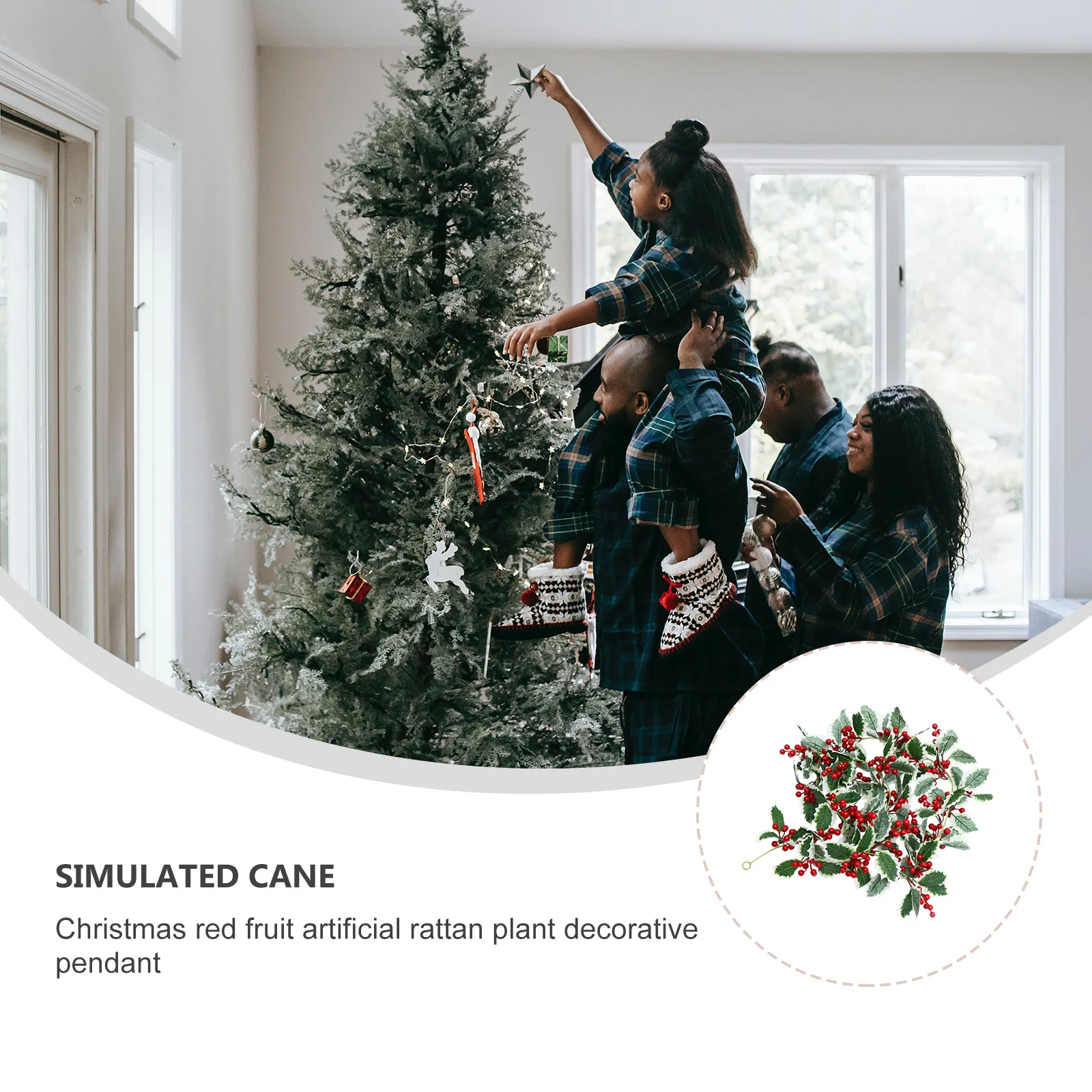 Simulated Rattan Pendant Xmas Ornaments Decorative Wreath Simulation Outdoor Party Decorations Plastic Kawaii Room Artificial
Simulated Rattan Pendant Xmas Ornaments Decorative Wreath Simulation Outdoor Party Decorations Plastic Kawaii Room Artificial