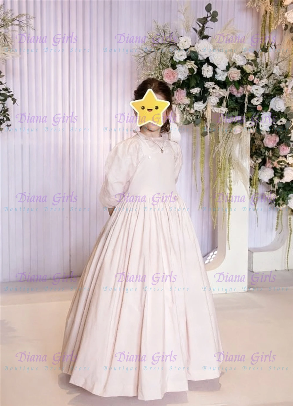Elegant Pink Communion Flower Girl Dress Pink Taffet Fluffy Exquisite Pleated Design for Kids Birthday Party Evening Ball Gowns
Elegant Pink Communion Flower Girl Dress Pink Taffet Fluffy Exquisite Pleated Design for Kids Birthday Party Evening Ball Gowns