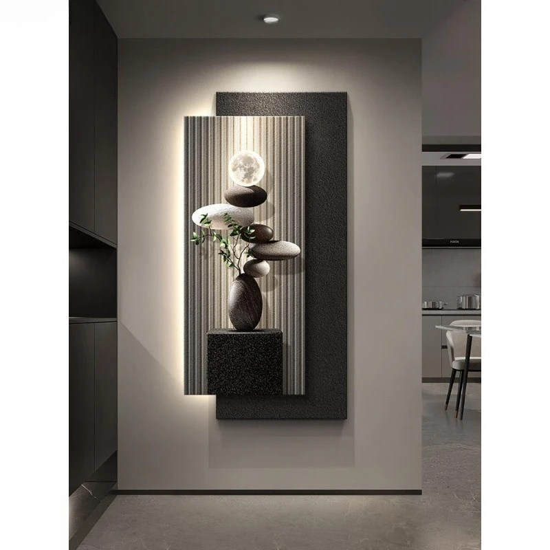 Entry entrance decorative painting corridor aisle hanging painting is opposite the door mural lamp
Entry entrance decorative painting corridor aisle hanging painting is opposite the door mural lamp