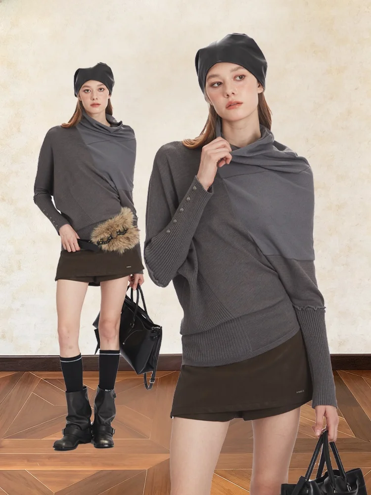 ALL MY Premium Asymmetric Batwing Sleeve Sweater Women's Spring Slim Fit Shoulder Bared Knitted Top Casual Style Soft Fabric
ALL MY Premium Asymmetric Batwing Sleeve Sweater Women's Spring Slim Fit Shoulder Bared Knitted Top Casual Style Soft Fabric