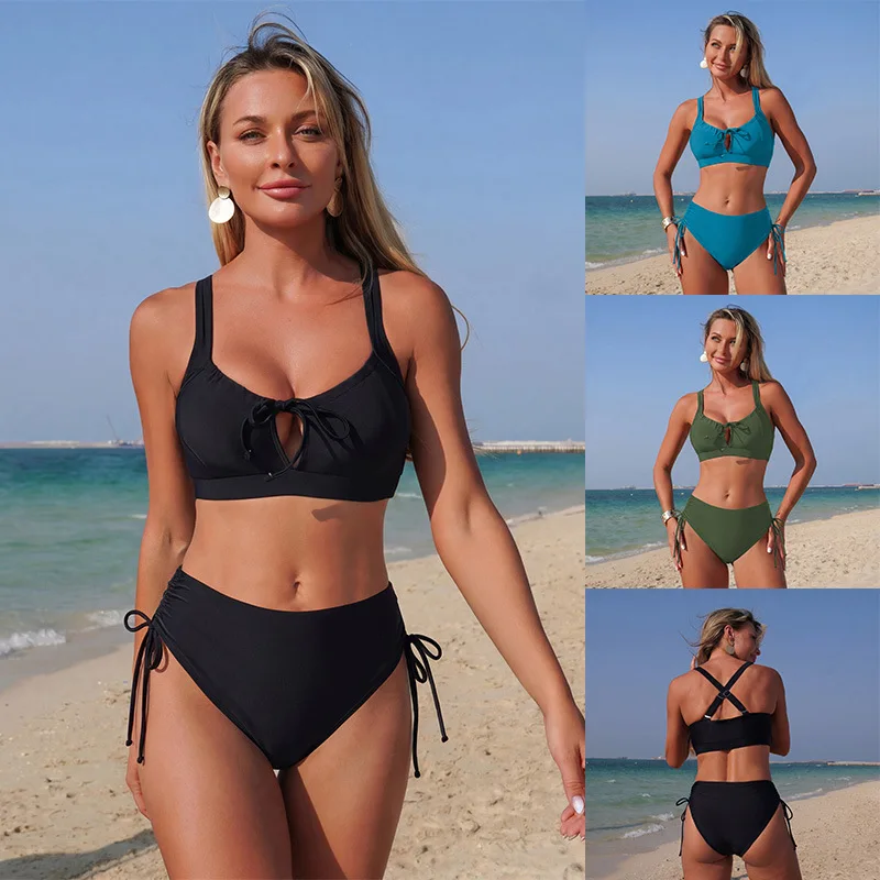 Женский сексуальный раздельный купальник-бикини с завышенной талией и эффектом сборки на спине, пляжный стиль, полиэстер, летняя пляжная одежда
Женский сексуальный раздельный купальник-бикини с завышенной талией и эффектом сборки на спине, пляжный стиль, полиэстер, летняя пляжная одежда