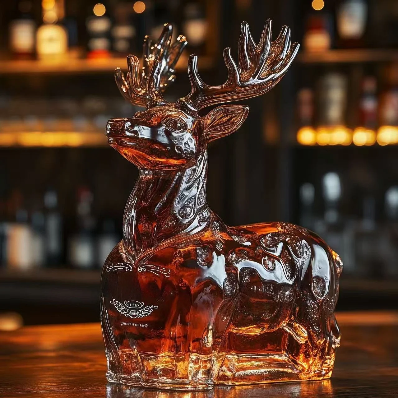 Creative Elk Glass Whiskey Bubble Bottle Glass Bottle Elephant Transparent Bottle 125ml Small Capacity Collector Wine Container
Creative Elk Glass Whiskey Bubble Bottle Glass Bottle Elephant Transparent Bottle 125ml Small Capacity Collector Wine Container