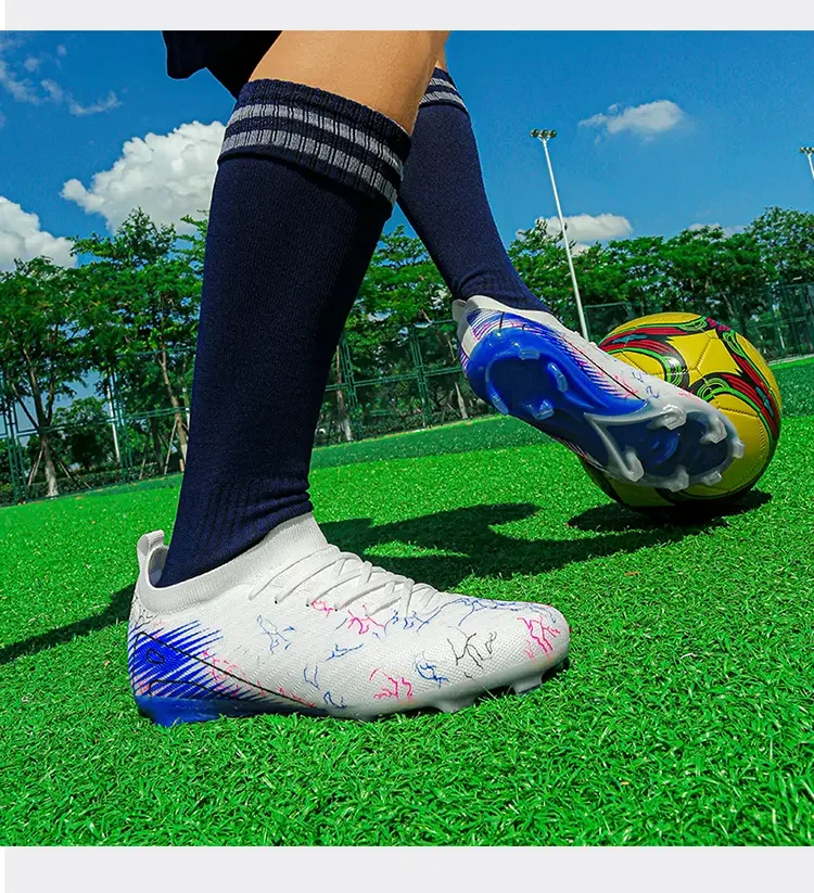 Men Anti Slip Grassland Football Boots Sweat Absorbing Upper Stable Stud Sole Outdoor Sports Match Training Soccer Cleats
Men Anti Slip Grassland Football Boots Sweat Absorbing Upper Stable Stud Sole Outdoor Sports Match Training Soccer Cleats
