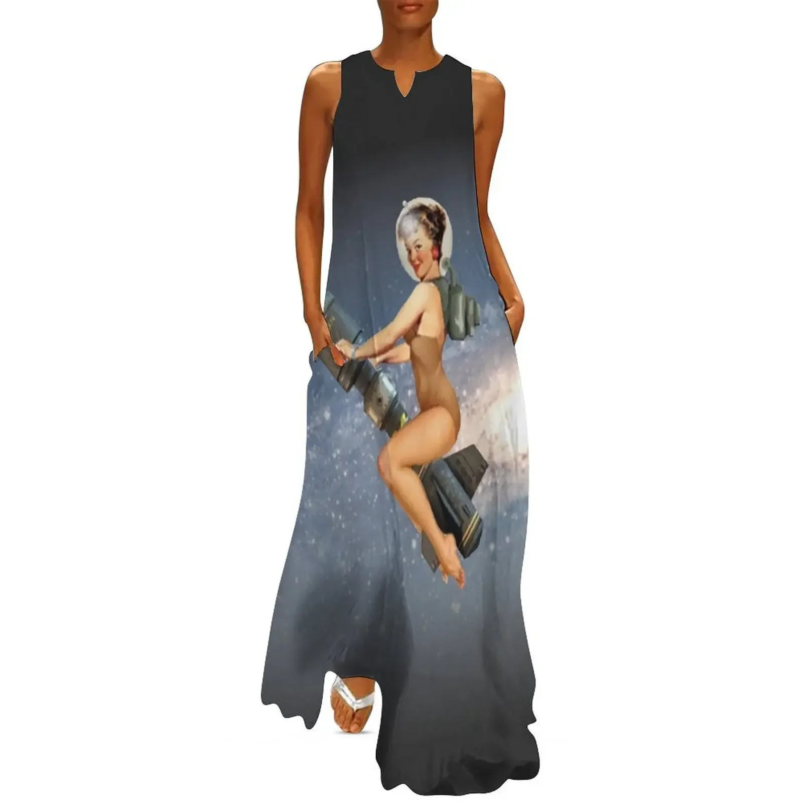Space Babe Long Dress ceremony dresses evening dress ladies Aesthetic clothing Dress
Space Babe Long Dress ceremony dresses evening dress ladies Aesthetic clothing Dress