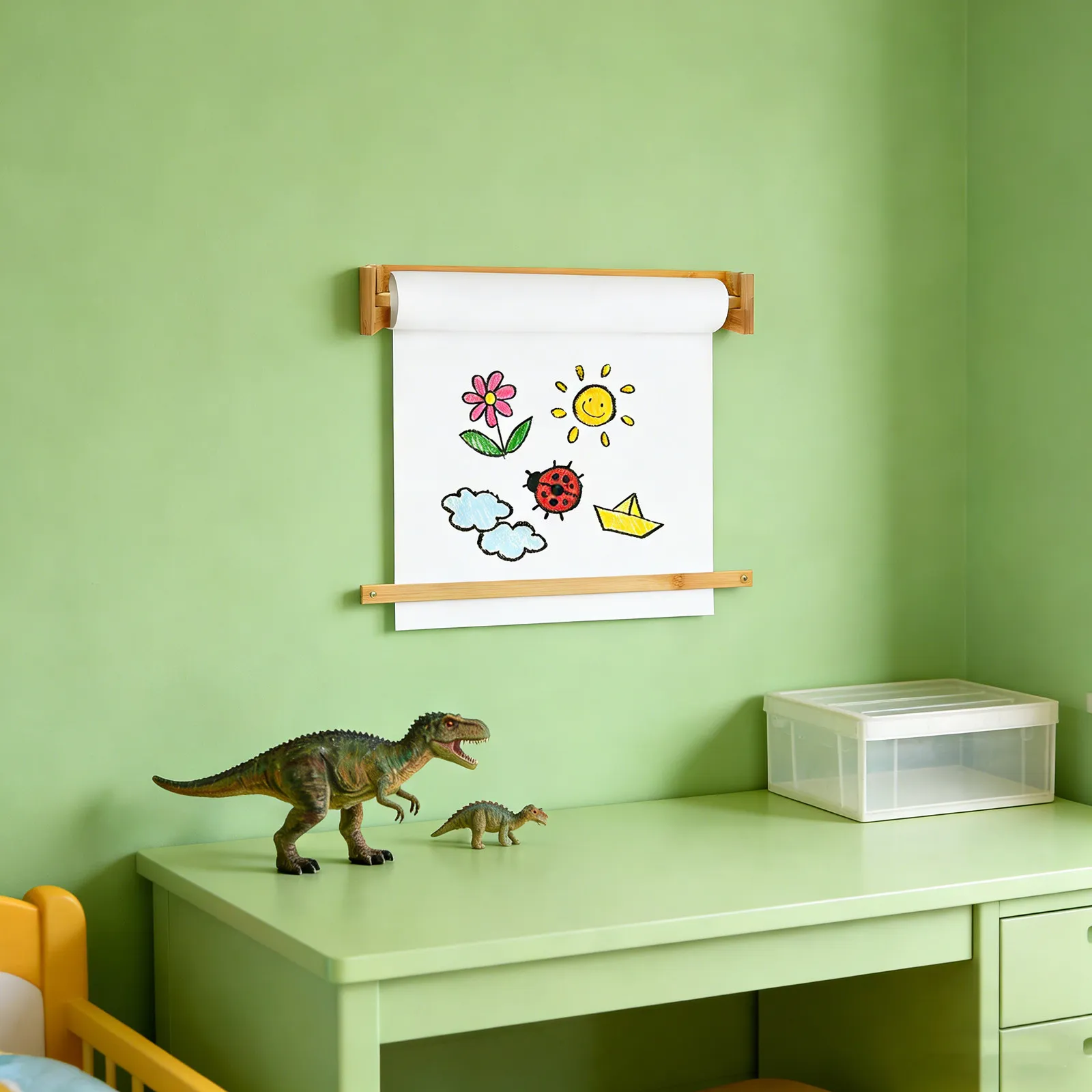 Wooden Art Easel for with Paper Roll Dispenser Wall Mounted Drawing Easel Stand for Home School Activities
Wooden Art Easel for with Paper Roll Dispenser Wall Mounted Drawing Easel Stand for Home School Activities
