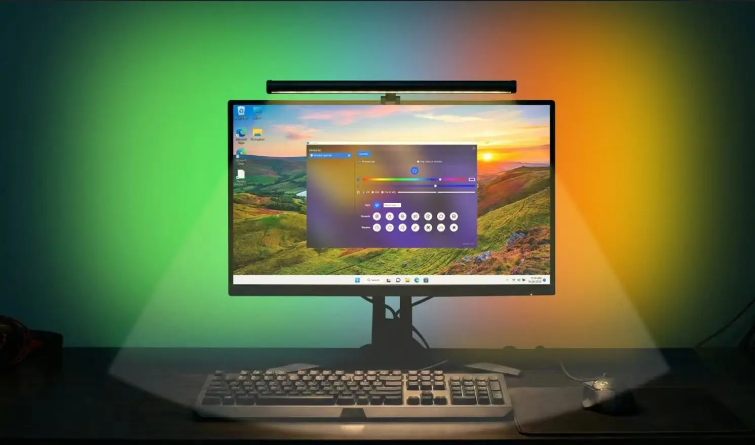 Computer monitor light bar RGB screen ambient hanging light stepless dimming rhythm gaming room decorative LED desk lamp for stu
Computer monitor light bar RGB screen ambient hanging light stepless dimming rhythm gaming room decorative LED desk lamp for stu