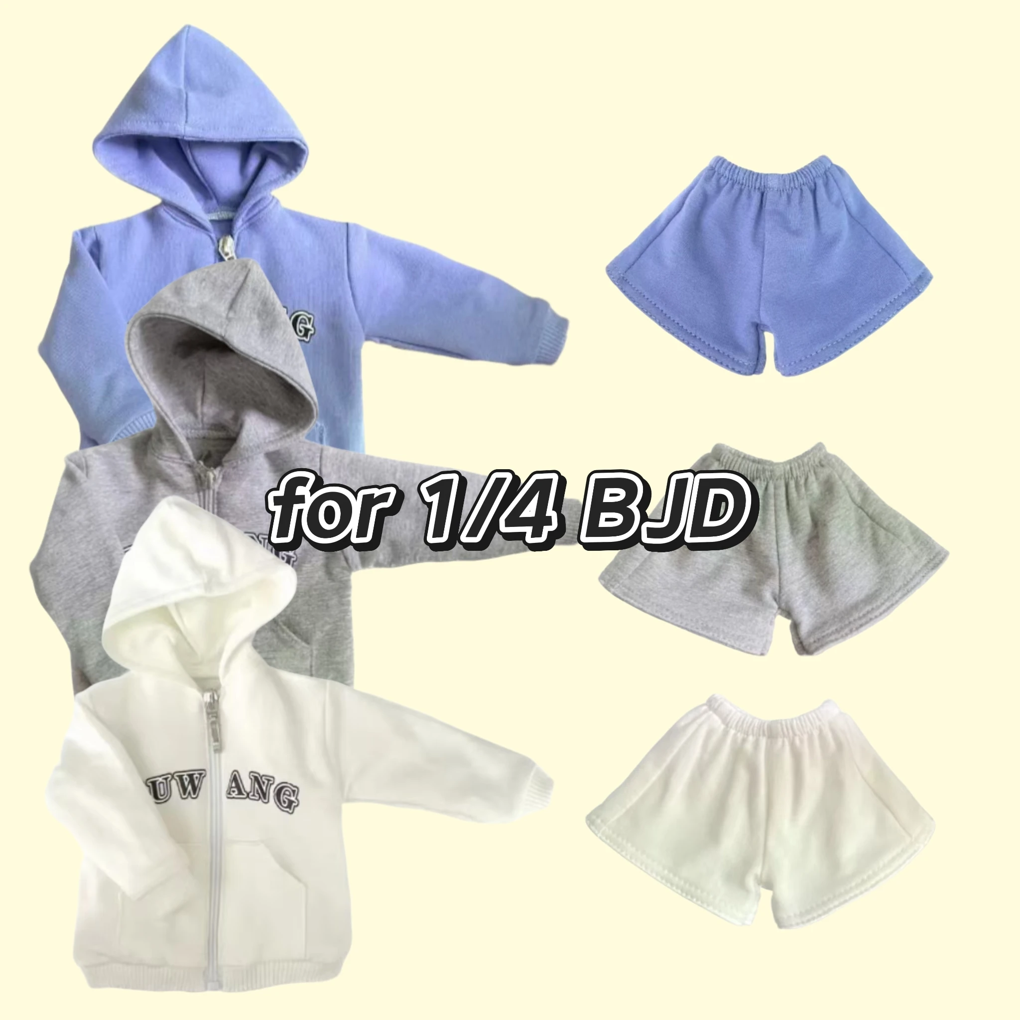 Одежда для кукол BJD (1/4 BJD) Детская одежда Спортивный костюм Спортивный костюм Жилет Спортивный костюм Жилет Шорты Толстовка на молнии с надписью Куртка на молнии
Одежда для кукол BJD (1/4 BJD) Детская одежда Спортивный костюм Спортивный костюм Жилет Спортивный костюм Жилет Шорты Толстовка на молнии с надписью Куртка на молнии