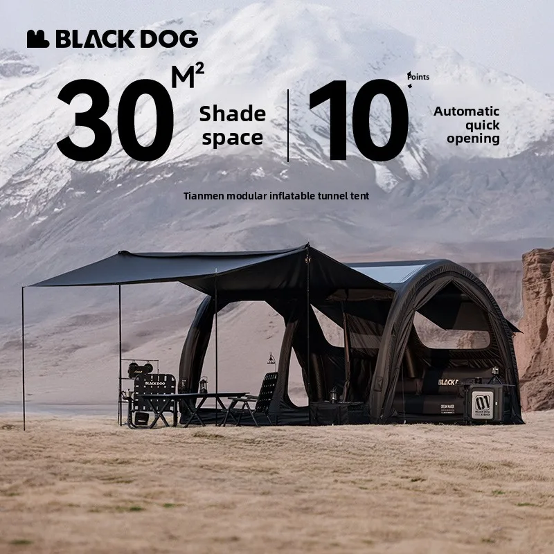 Надувная палатка-тоннель Blackdog для кемпинга на открытом воздухе, черная, с высоким верхом, из резины
Надувная палатка-тоннель Blackdog для кемпинга на открытом воздухе, черная, с высоким верхом, из резины
