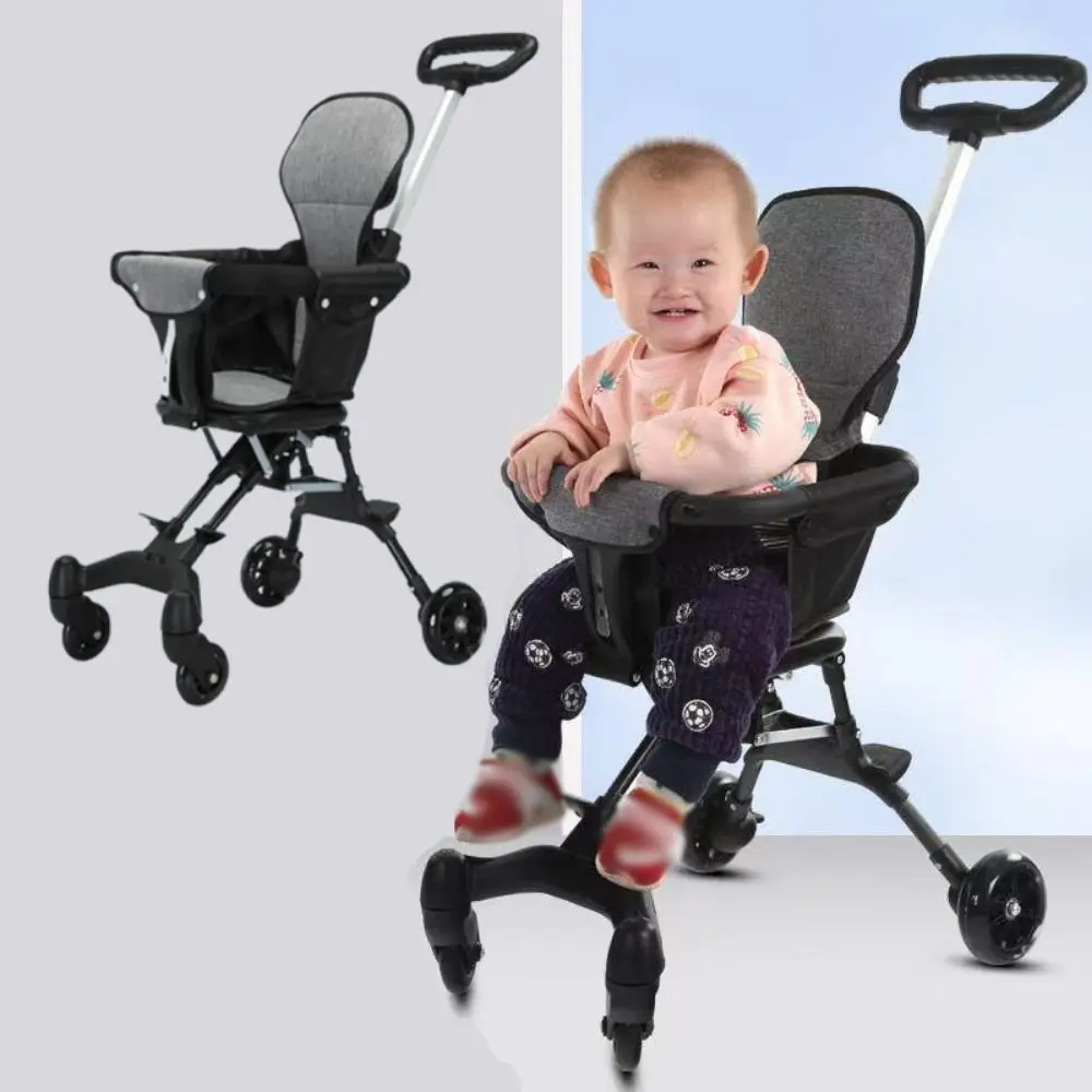 Breathable Four-Wheel Travel Trolley Foldable 360° Wheel Folding Baby Stroller Height Soft Wide Seat Two-Ways Baby Strolling Car
Breathable Four-Wheel Travel Trolley Foldable 360° Wheel Folding Baby Stroller Height Soft Wide Seat Two-Ways Baby Strolling Car