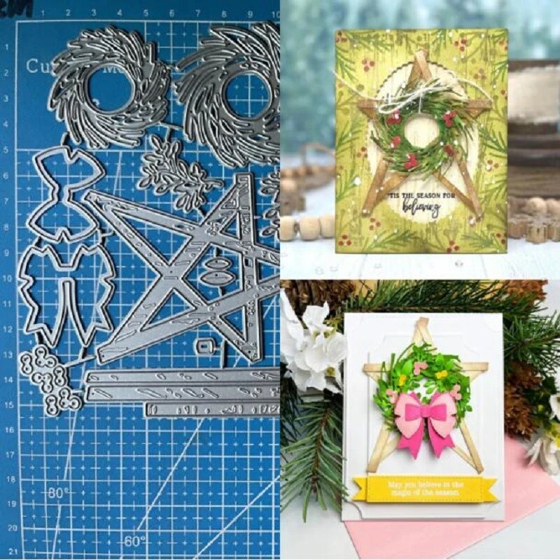 Star Metal Cutting Dies Scrapbooking Album Embossing Paper Card Crafts Stencils
Star Metal Cutting Dies Scrapbooking Album Embossing Paper Card Crafts Stencils
