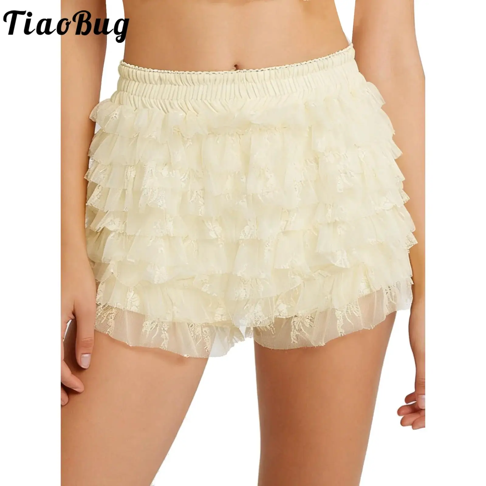 Женские шорты, кружевные мини-шорты, многоуровневые кружевные брюки-кюлоты с эластичным поясом и рюшами, нижние шорты для повседневного повседневного костюма в стиле аниме
Женские шорты, кружевные мини-шорты, многоуровневые кружевные брюки-кюлоты с эластичным поясом и рюшами, нижние шорты для повседневного повседневного костюма в стиле аниме