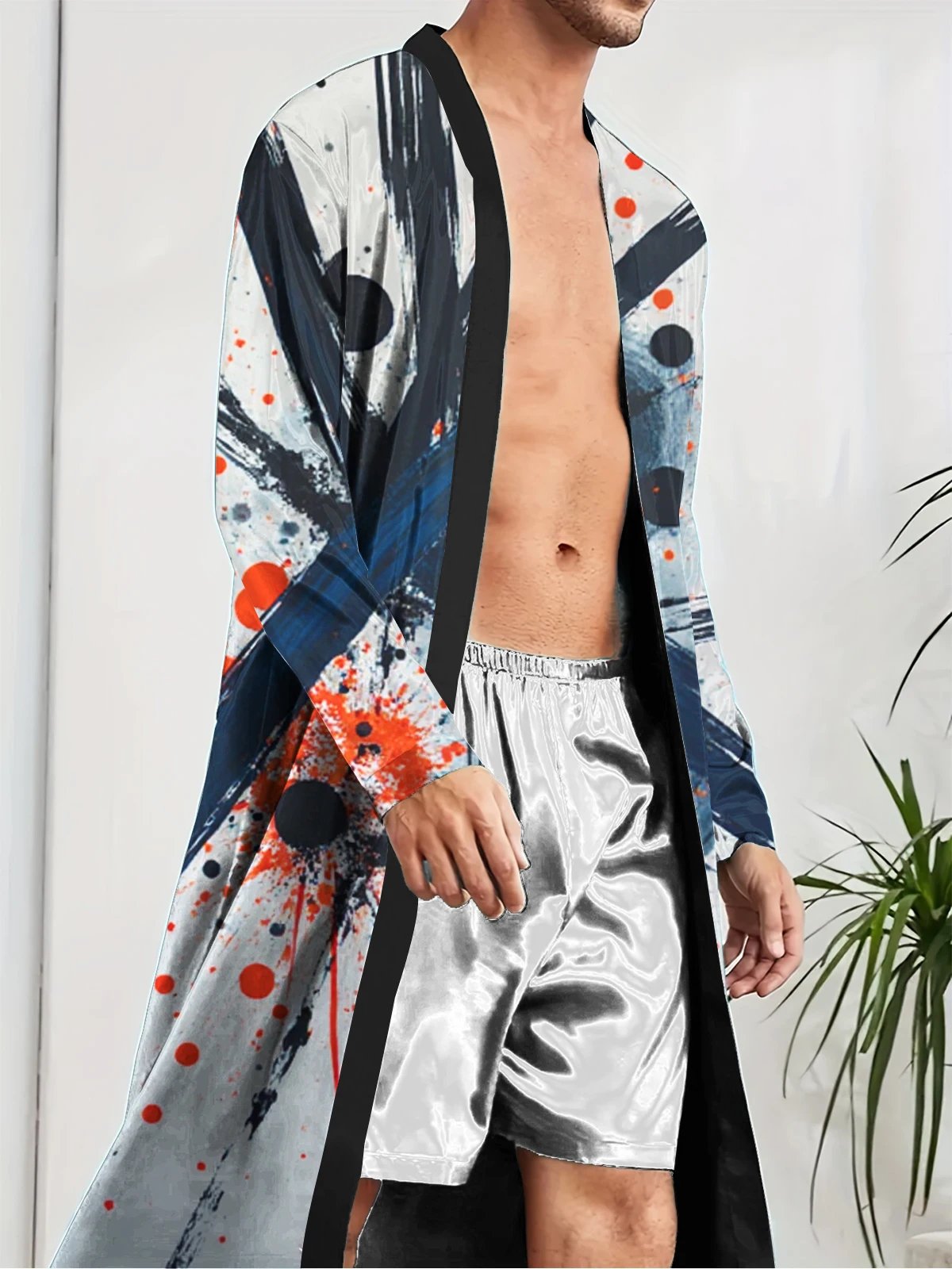 1pcs Men's Robes 2026 Spring/Summer Bathrobe man 3D Printed Men's bathrobe sleepwear Breathable Funny pajamas Graphic Sleepwear
1pcs Men's Robes 2026 Spring/Summer Bathrobe man 3D Printed Men's bathrobe sleepwear Breathable Funny pajamas Graphic Sleepwear