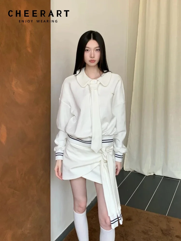 CHEERART Perppy Peter Pan Collar Hoodies Woman Pullovers Fall Clothes Long Sleeve Sweatshirt White Hoodies Girls Winter 2025
CHEERART Perppy Peter Pan Collar Hoodies Woman Pullovers Fall Clothes Long Sleeve Sweatshirt White Hoodies Girls Winter 2025