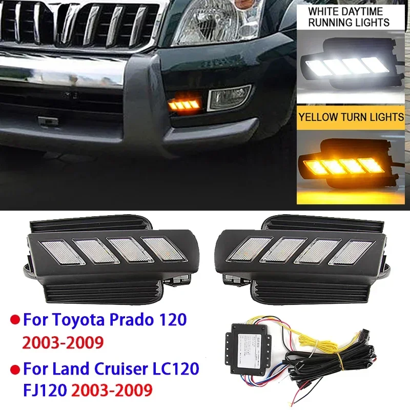 1Pair LED Car Fog Lights for Toyota Prado 120/for Land Cruiser LC120 FJ120 2003-2009 (with Harness)
1Pair LED Car Fog Lights for Toyota Prado 120/for Land Cruiser LC120 FJ120 2003-2009 (with Harness)