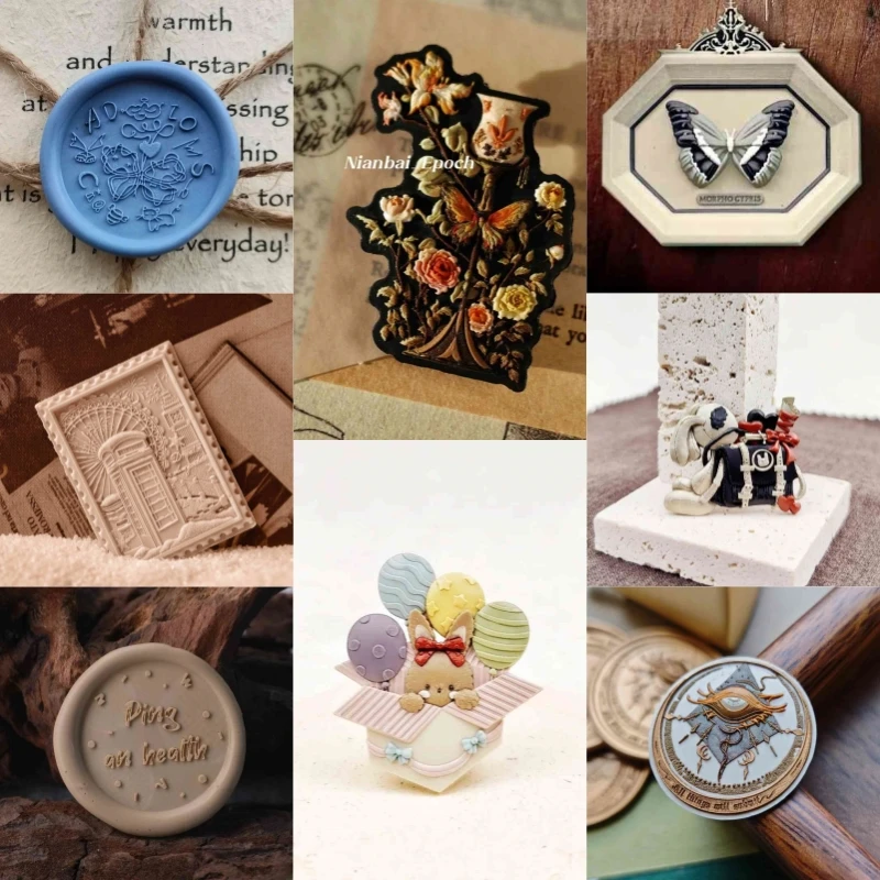 2025 New Fire Lacquer Seal With Multi-Layer Carved Cute Butterfly Rabbit Shaped Relief Brass Head Envelope Sealing Stamp Toy
2025 New Fire Lacquer Seal With Multi-Layer Carved Cute Butterfly Rabbit Shaped Relief Brass Head Envelope Sealing Stamp Toy