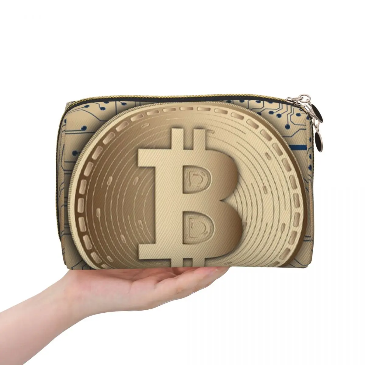 Bitcoin BTC Cryptocurrency Crypto Blockchain 21 Women Cosmetic Bags Travel Makeup Organizer Pouch Toiletry Storage Dopp Kit Box
Bitcoin BTC Cryptocurrency Crypto Blockchain 21 Women Cosmetic Bags Travel Makeup Organizer Pouch Toiletry Storage Dopp Kit Box