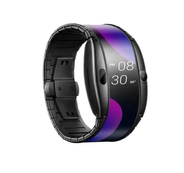 90% New Used Black Mobile Wristwatch Curved Screen 8GB Flexible Display 4G Electronics Android smart watch
90% New Used Black Mobile Wristwatch Curved Screen 8GB Flexible Display 4G Electronics Android smart watch