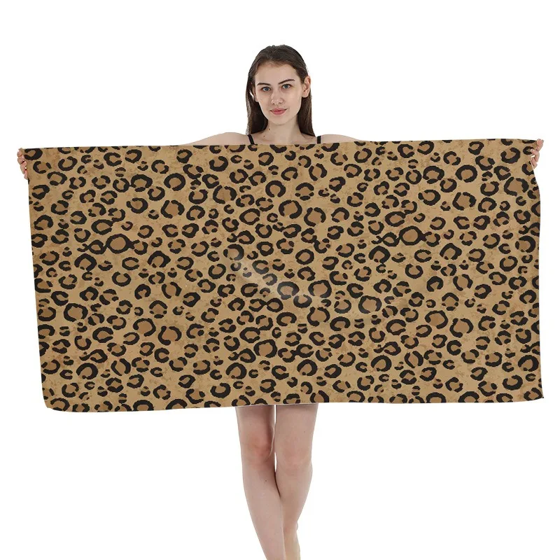 Classic Leopard Print Beach Towel Polyester Quick Dry Sand Free Swim Bath Towel for Women Sexy Animal Pattern Summer Pool Travel
Classic Leopard Print Beach Towel Polyester Quick Dry Sand Free Swim Bath Towel for Women Sexy Animal Pattern Summer Pool Travel
