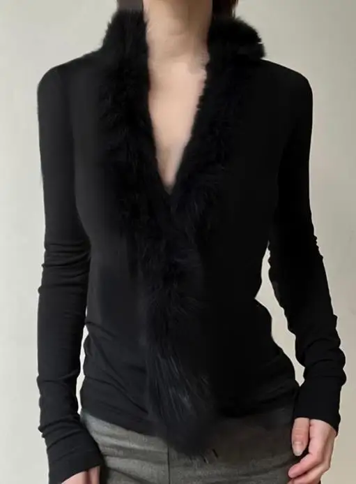 Повседневный и минималистичный стильный свитер с длинными рукавами и плюшевым воротником для зимних женщин, модный, элегантный и индивидуальный свитер
Повседневный и минималистичный стильный свитер с длинными рукавами и плюшевым воротником для зимних женщин, модный, элегантный и индивидуальный свитер