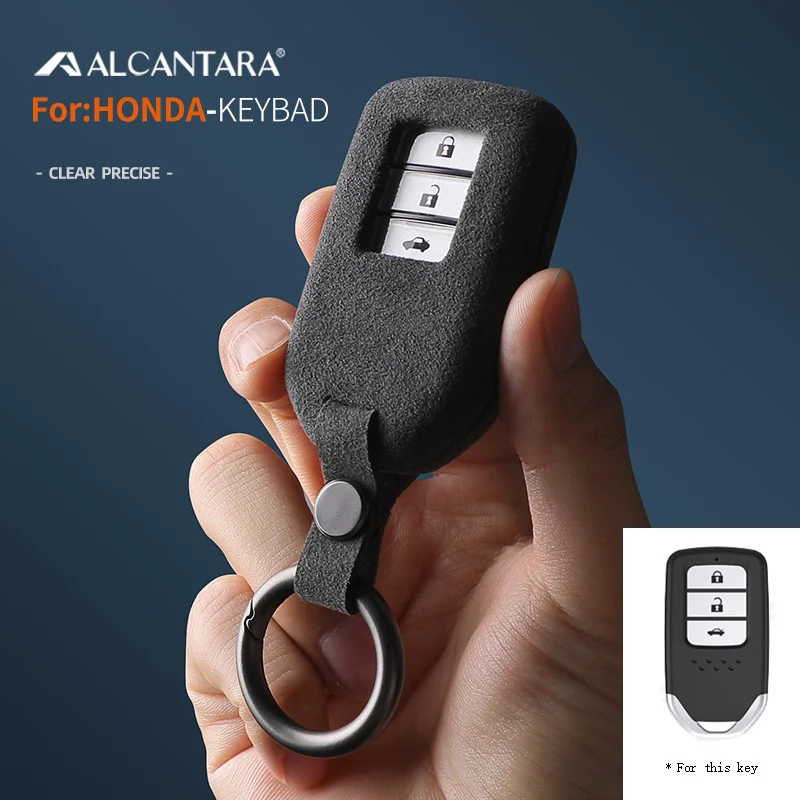 Alcantara Car Remote Key Case Cover for Honda Accord 9 Crider City 2015 2016 HRV CRV Vezel Spirior Odyssey Civic Fit Jade
Alcantara Car Remote Key Case Cover for Honda Accord 9 Crider City 2015 2016 HRV CRV Vezel Spirior Odyssey Civic Fit Jade