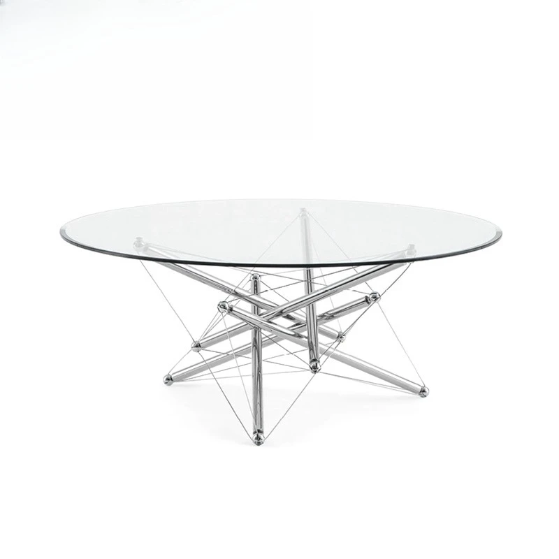 Italian style, minimalist, designer, glass, coffee table, art, creativity, stainless steel, living room, round table
Italian style, minimalist, designer, glass, coffee table, art, creativity, stainless steel, living room, round table