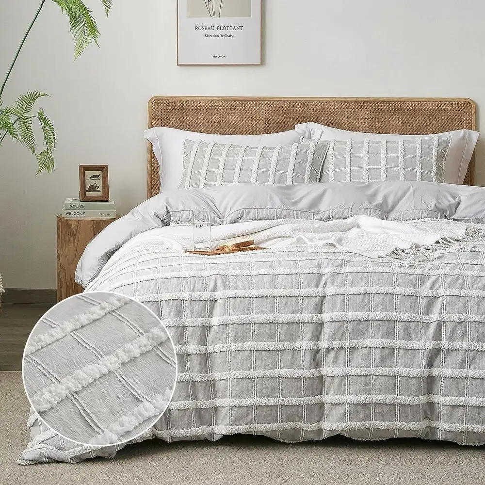 Tuted Boho Queen Duvet Cover Set, luy Washed Microiber Stripe Duvet Cover Queen Size with Button Closure & 2 Pillow Shams or All
Tuted Boho Queen Duvet Cover Set, luy Washed Microiber Stripe Duvet Cover Queen Size with Button Closure & 2 Pillow Shams or All