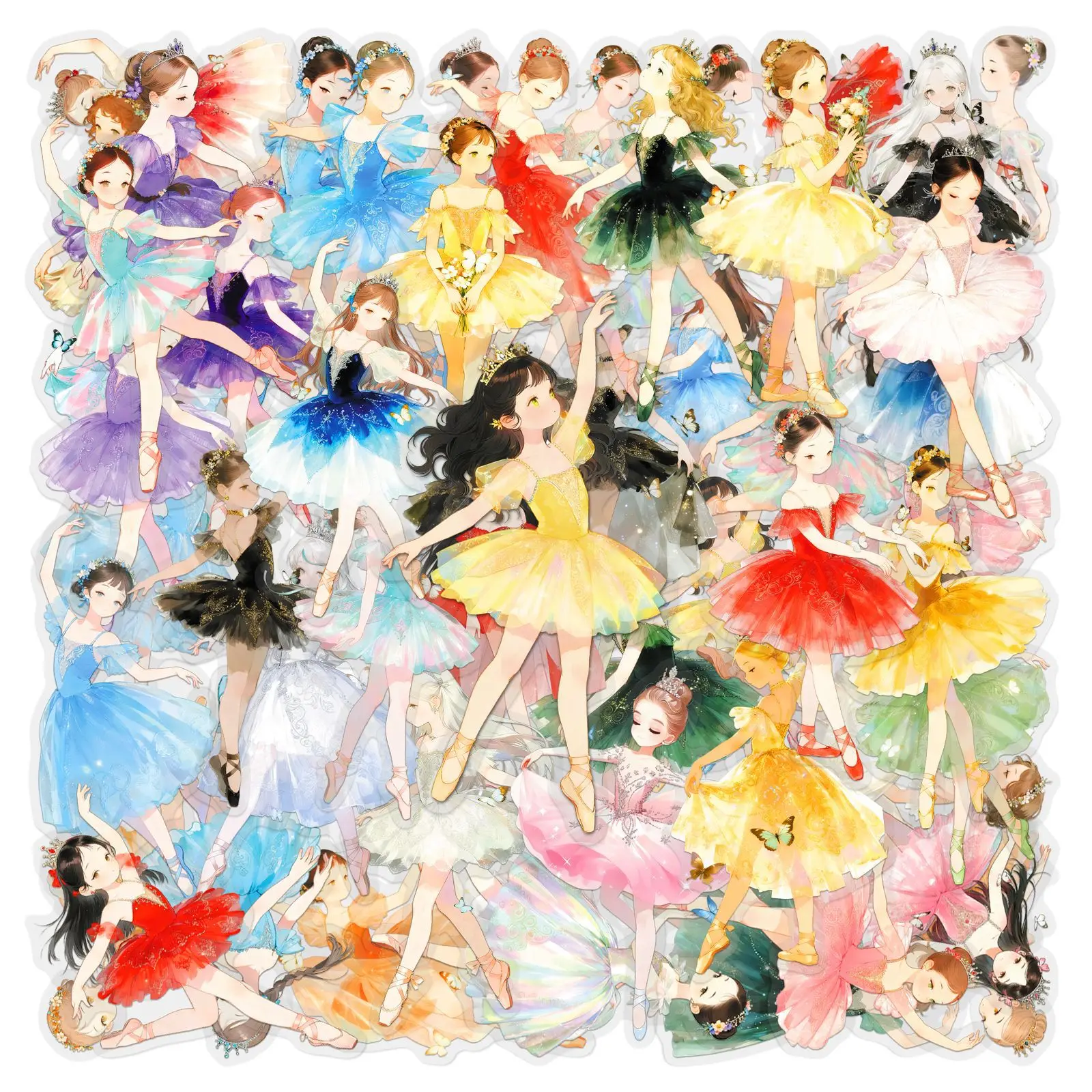 50Pcs Cute Ballerina Girl Stickers, Sweet Kawaii PET Waterproof Decals for Journal Laptop DIY Decor
50Pcs Cute Ballerina Girl Stickers, Sweet Kawaii PET Waterproof Decals for Journal Laptop DIY Decor