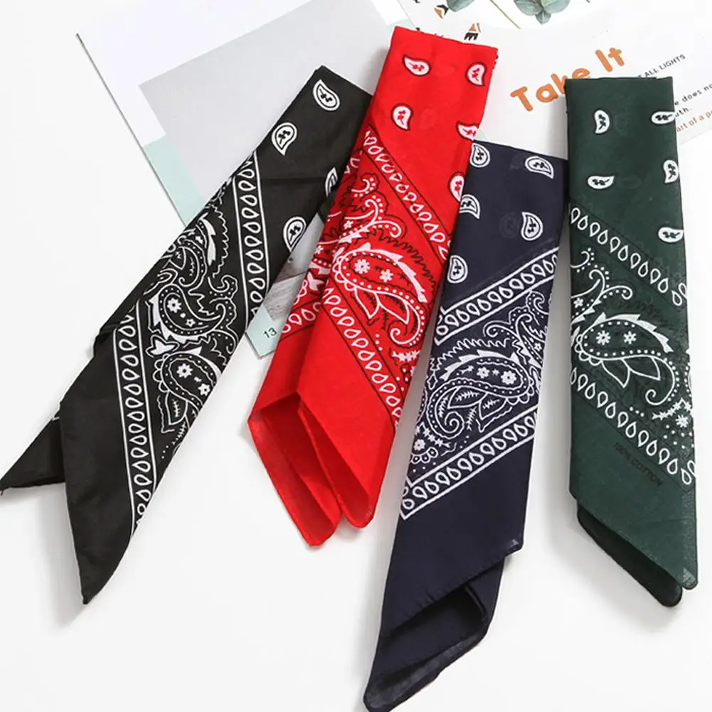 2024 Fashion Hip Hop Bandana Square Scarf 54cm*54cm Black Red Headband Printed For Women/Men/Boys/Girls D1J4
2024 Fashion Hip Hop Bandana Square Scarf 54cm*54cm Black Red Headband Printed For Women/Men/Boys/Girls D1J4