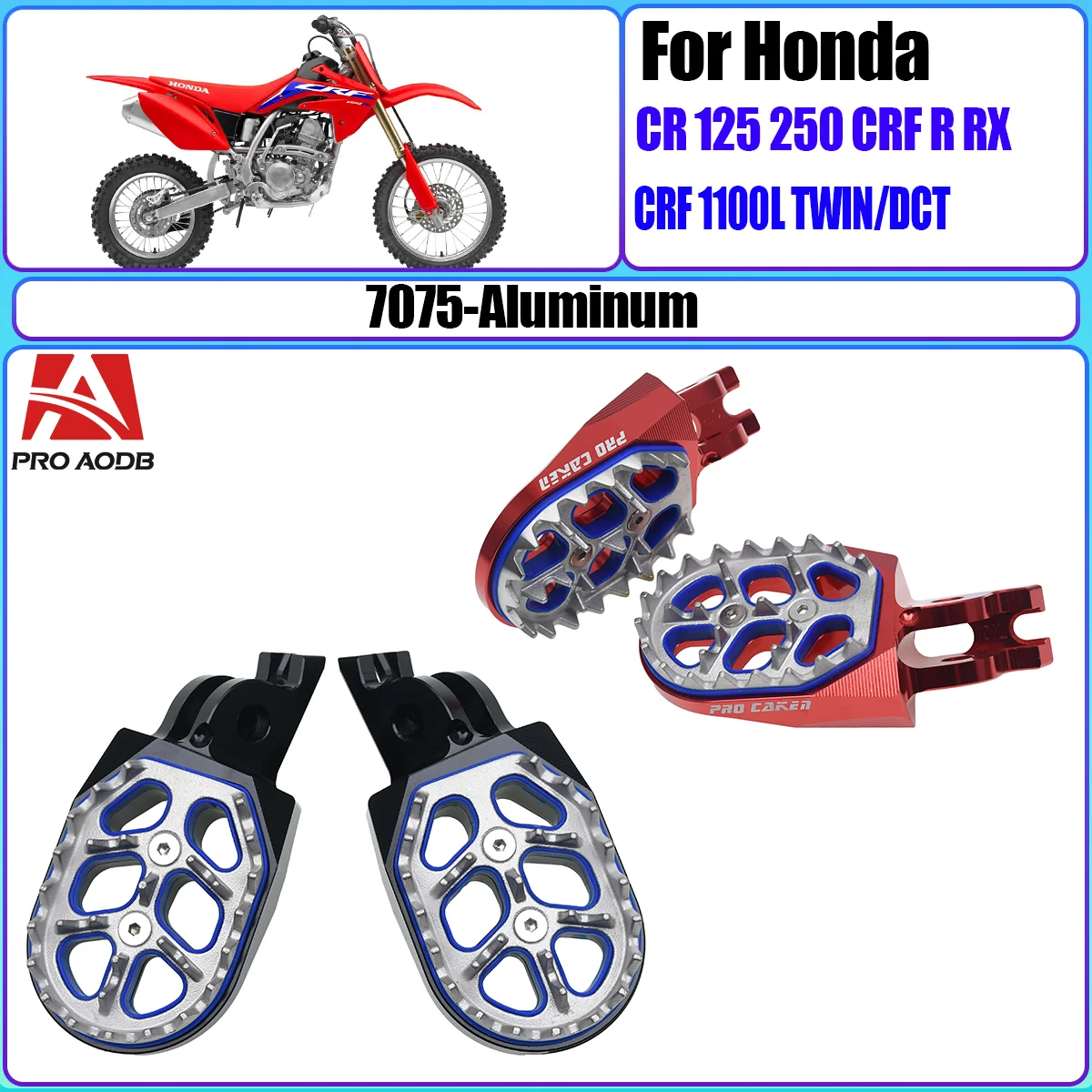 Universal Moto Parts Foot Rest Pegs Footrest Footpeg For HONDA CRF150R 250R 450R 250 450 X RX L M Dirt Pit Bike 2002-2021
Universal Moto Parts Foot Rest Pegs Footrest Footpeg For HONDA CRF150R 250R 450R 250 450 X RX L M Dirt Pit Bike 2002-2021
