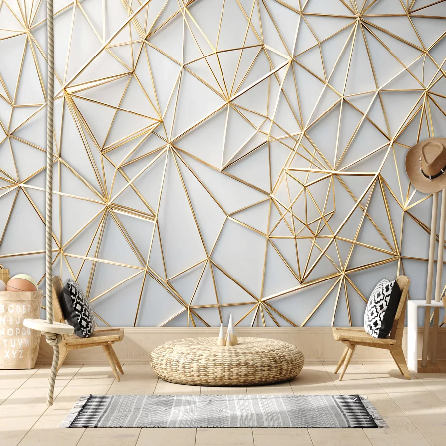 15+ Abstract Geometrc Gold Line Self Adhesive Optional Wallpaper for Living Room Bedroom Renovation Walls Art Home Decor Mural
15+ Abstract Geometrc Gold Line Self Adhesive Optional Wallpaper for Living Room Bedroom Renovation Walls Art Home Decor Mural