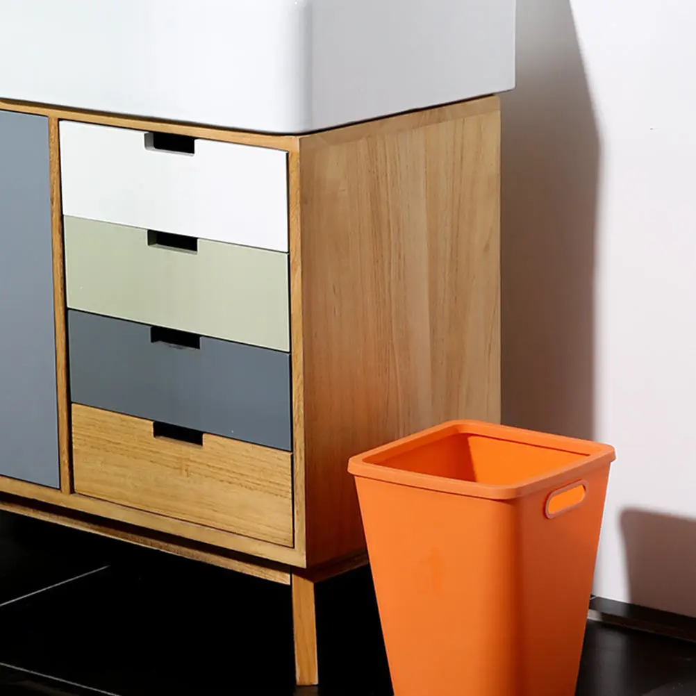 1pc Plastic Trash Can Nordic Style Household Garbage Container Kitchen Bathroom Living Room Waste Storage Bin Non-Slip
1pc Plastic Trash Can Nordic Style Household Garbage Container Kitchen Bathroom Living Room Waste Storage Bin Non-Slip