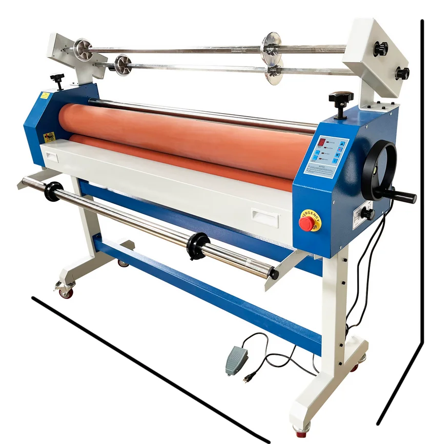 1600mm Wide Format Semi Auto Hot Cold Laminating Machine EC-1600 With Auto Roll Rewind For Vinyl Banner Paper Lamination
1600mm Wide Format Semi Auto Hot Cold Laminating Machine EC-1600 With Auto Roll Rewind For Vinyl Banner Paper Lamination