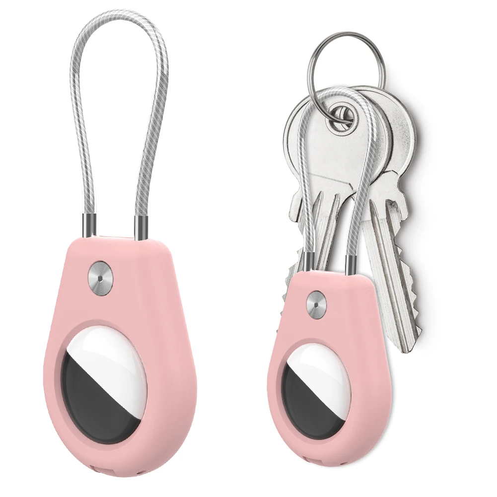 for Apple AirTags Keychain Holder W/ Wire Cable & Raised Edges Lock Case Scratch Resistant Case for Luggage Key Backpack Pet Bag
for Apple AirTags Keychain Holder W/ Wire Cable & Raised Edges Lock Case Scratch Resistant Case for Luggage Key Backpack Pet Bag