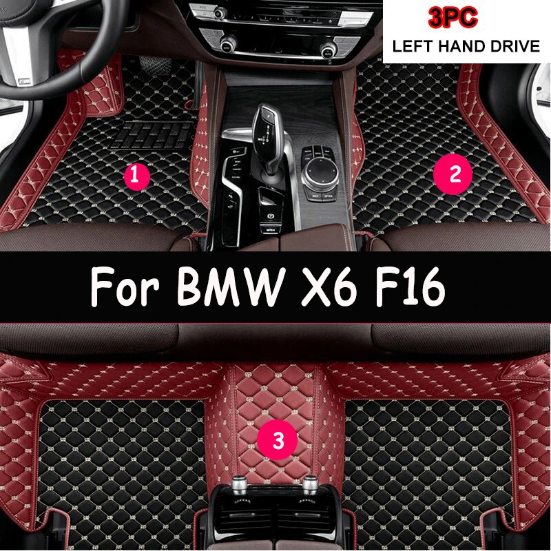 Custom Car Floor Mats for BMW X6 F16 2015 2016 2017 2018 2019 Year Auto Interior Details Car Accessories Carpet
Custom Car Floor Mats for BMW X6 F16 2015 2016 2017 2018 2019 Year Auto Interior Details Car Accessories Carpet